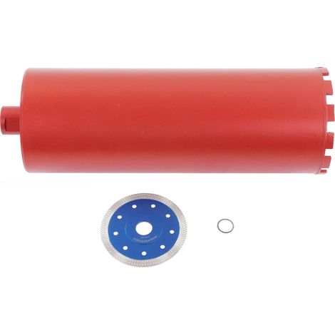 Mèche diamantée pour carottage à sec/humide 6 pouces diamètre, filetage 5/8-11, pour béton et brique avec lame (1/5)