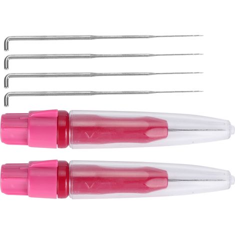 2 Kits Stylo Aiguille à Feutrer Laine pour Débutants Cadeaux Fournitures Artisanat DIY (1/5)
