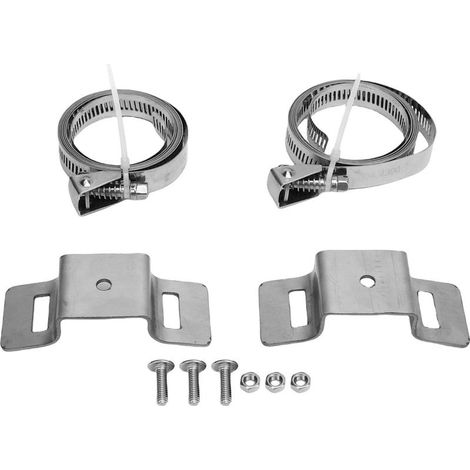 Supports de fixation pour panneaux de signalisation sur poteaux de grande taille matériel de fixation réglable pour panneaux de signalisation avec pinces pour vase d'expansion de chauffe-eau (1/5)