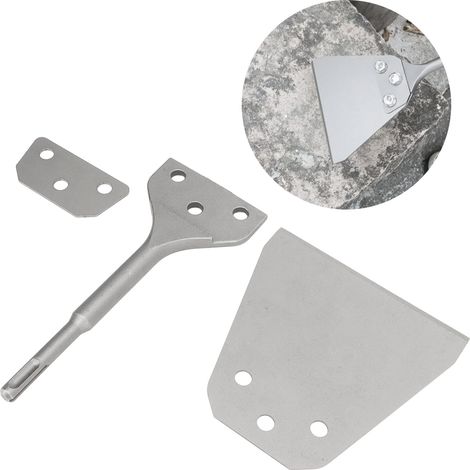 Ciseau à marteau SMD ultra-mince à poignée ronde de 5 pouces, avec manche SDS et deux rainures. (1/5)