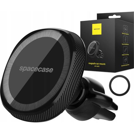 Supporto per auto Spacecase SC04 Air Vent Magsafe nero (1/5)