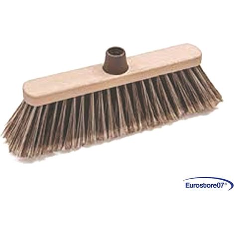 SCOPA DOMESTICA STELLINA IN PLASTICA  - cm.33x9x12h.   senza manico   pz 10