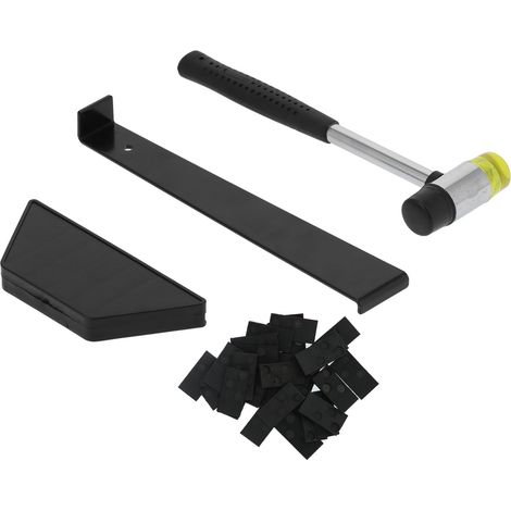 Kit de pose pour sol : croisillons, maillet caoutchouc, cale de frappe, tire-joint, accessoires déco (1/5)