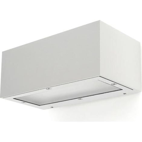 Lampada da parete dopo isora alluminio LED 2x8.7W IP65