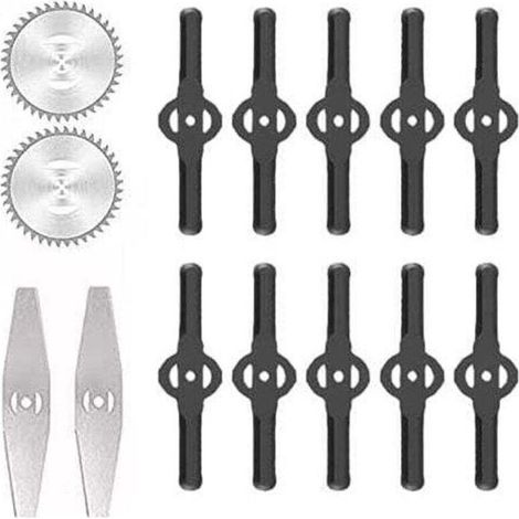 Accessoires pour tondeuses à gazon Lames de désherbeur électrique Lames de scie Manche télescopique léger pour la coupe du gazon, l'entretien de l'allée et du jardin (1/5)