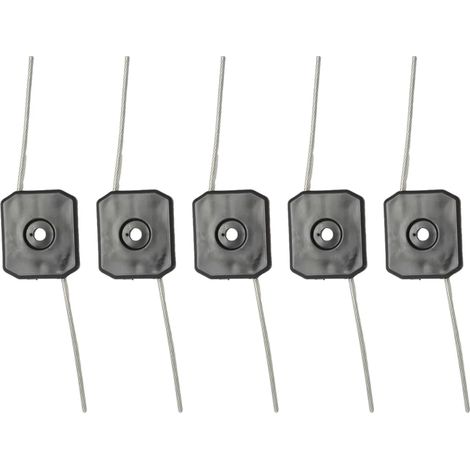 5 têtes de coupe-bordures électriques avec panneau en plastique et fil de coupe de 150 mm - Accessoires de jardin (1/5)