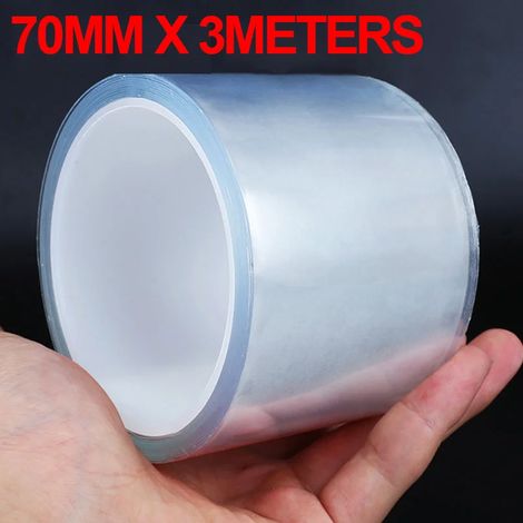 (7 cm x 3 m) Film protecteur de seuil de porte SEAMETAL transparent,autocollant anti-rayures,universel pour coffre et pare-chocs (1/3)