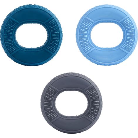 Renforceur de préhension, appareil d'entraînement de la force de préhension, exercice pour les doigts - Anneaux en silicone pour l'entraînement musculaire, le sport, l'escalade, la rééducation des doi (1/5)