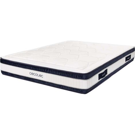 Cecotec Materasso Flow CecoFresh 2900 CoolConfort Hybrid 90x190 con anima a molle insacchettate e innovativa tecnologia CoolConfort per un sonno ultrarinfrescante. Altezza 29 cm
