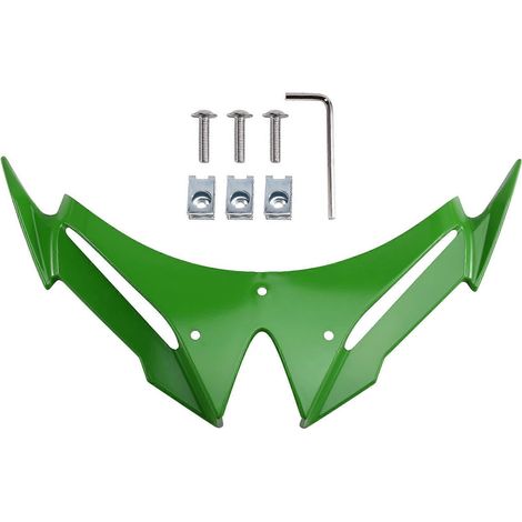 Adorno de nariz de guardabarros delantero de motocicleta para KAWASAKI NINJA500 NINJA 500 2024-2025 Deflector de aire Downforce,A (1/5)