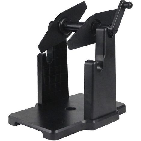 Porte-étiquettes externe pour rouleau, porte-papier pliable et empilable 2 en 1, compatible avec les imprimantes d'étiquettes thermiques de bureau. (1/5)