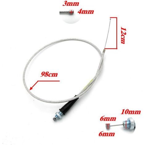 98mm brake cable for motorcycle modification - sourced directly from the manufacturer. (1/5)