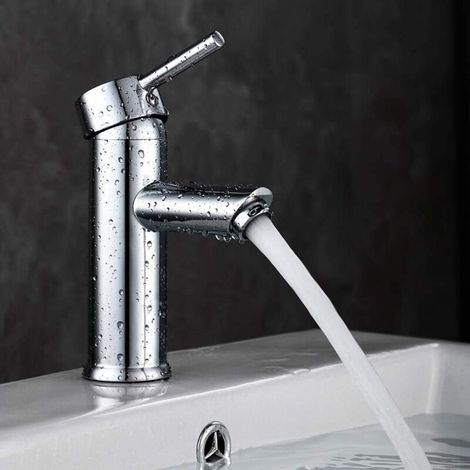 Modern Bathroom Sink Faucet with Premium Metal Design, Adjustable, Hot and Cold (1/5)