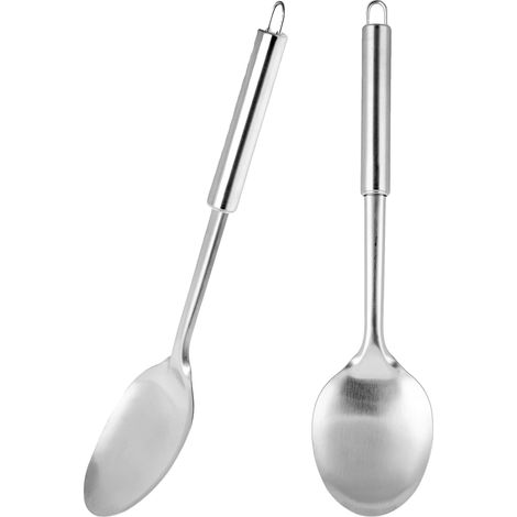 Cuillère, Acier Inoxydable, Design Ergonomique, Argent (1/5)