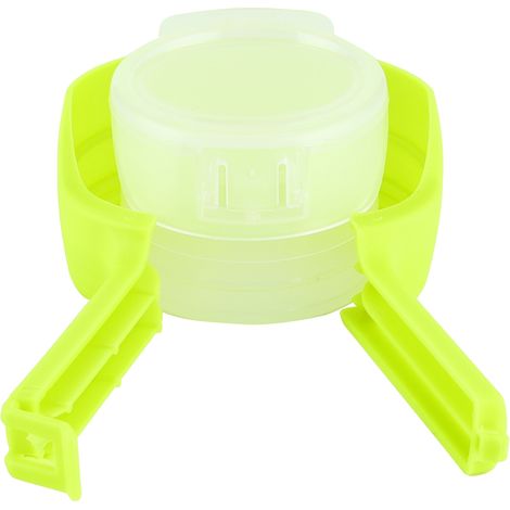 Clip de fermeture portable pour sacs de conservation alimentaire, accessoire de cuisine vert, idéal pour les voyages et les collations. (1/5)
