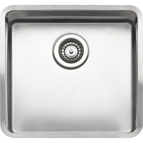 Reginox Clean & Care Einbaubecken Kansas 40x40 CC Edelstahl (304) ohne Überlauf (1/5)