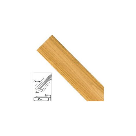 WOLFPACK LINEA PROFESIONAL tapajuntas adhesivo para moquetas metal roble   82,0 cm.