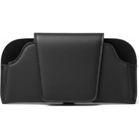 Étui à lunettes de voiture, design à pince, noir, rangement de cartes et lunettes sur pare-soleil de véhicule (1/3)