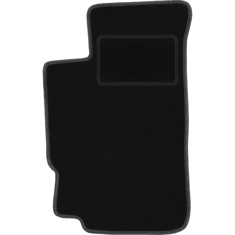 Tapis de sol conducteur en velours noir pour Peugeot 406 coupé (1995-2004). (1/5)