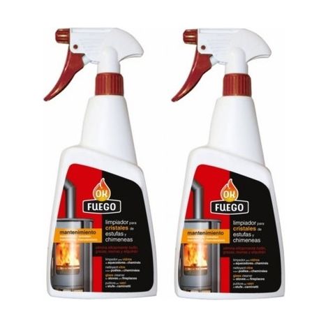 Confezione da 2 pulitori per stufe e camini Flower Ok Fuego 50275