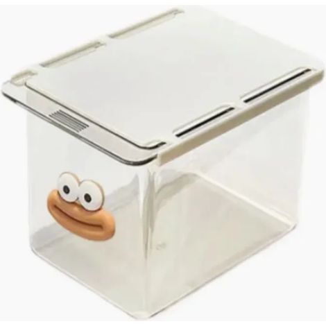 Organizador transparente de 11 x 7,5 x 7,5 cm, cajón colgante adhesivo, para guardar objetos pequeños.