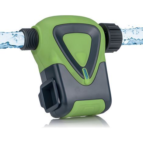Minuterie D'arrosage Automatique/Manuelle, Minuterie D'irrigation de Jardin, Connecter la Minuterie du Robinet avec Retard de Pluie/ÉtanchéitéIP66 (1/5)