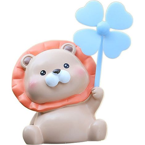 Guirlande de guidon de vélo décorative lion mignon, étanche, légère, pour trottinette électrique, décoration animale (1/5)