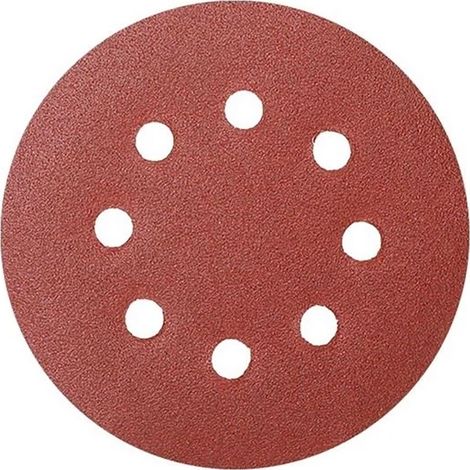 Disco adhesivo de lija Ø125mm (Juego de 5 unidades) WORKPRO (1/3)