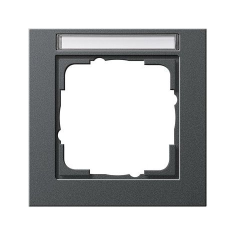 GIRA, 109123, TELAIO 1 MODULO ANTRACITE BSF GIRA E2,