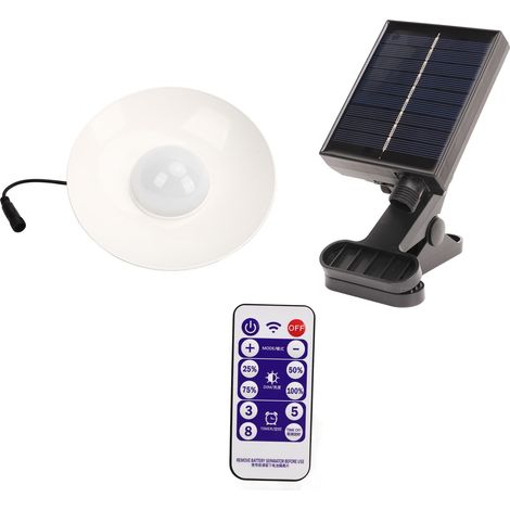 Bande lumineuse LED portable à énergie solaire avec minuterie et télécommande (1/5)