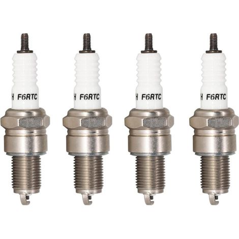 Lot de 4 bornes de bougie d'allumage de rechange pour moteurs BPR6ES, 7995/WR6DC, 7900/WR7DC, RN9YC, RN10YC, RN11YC, 3047/W20EPR-U/VW20, MTD 951-10292, 751-10292, torche 131-039 (1/4)