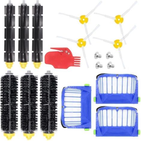 FENOPLASTICAFOREHILL Accessoire pour iRobot Roomba Srie 600 Kit entretien avec Brosses & Filtres pour 600 605 610 615 616 620 621 625 630 631 632 650 651 660 670 680 691 696 (1/5)