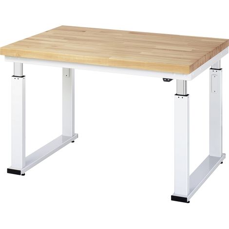 STIER Elektrisch Höhenverstellbare Werkbank Premium BxTxH 1250x900x740-1140 mm (1/5)