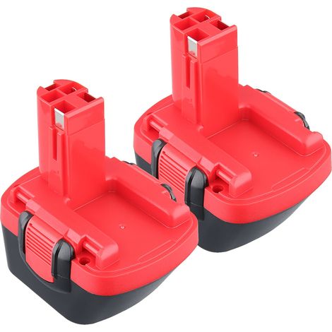 2X 12V 4.8Ah Ni-MH pour Bosch BAT043 Batterie BAT045 BAT120 BAT139 2607335542 2607335526 2607335274 2607335709 pour Bosch GSR 12-2 12V-2 PSR 12 GSB 12VE-2 22612 23612 32612 (1/5)