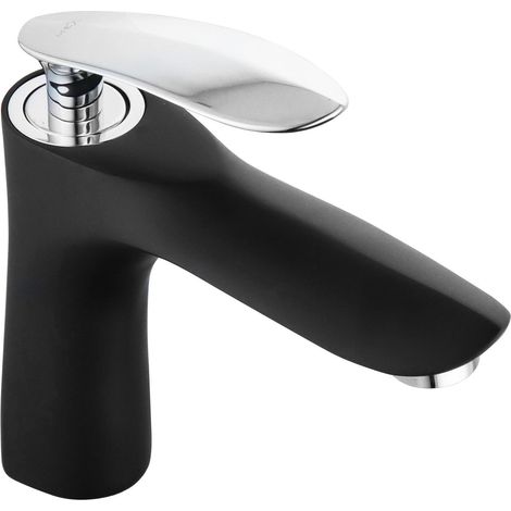 Mexen Lily rubinetto da lavabo, nero/cromo - 73600-17 (1/2)
