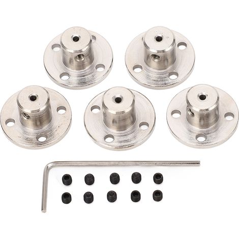 5PCS Accouplement à Flasque Acier 45 2mm pour Moteurs Modèles RC et DIY (1/5)
