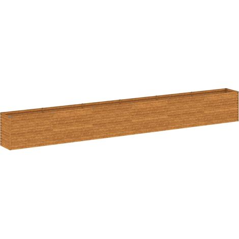 Maison Exclusive - Letto Rialzato da Giardino 578x50x69 cm Acciaio Corten (1/5)