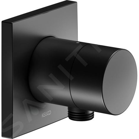 Vanne d'arrêt IXMO UP pour 1 rosace de raccordement rectangulaire noir mâle (1/2)