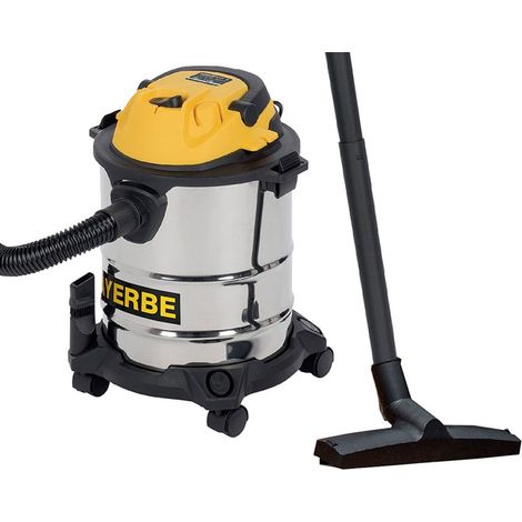 AYERBE - 587110 - Aspirador para Polvo y Agua Inoxidable de 15 Litros 1000 W