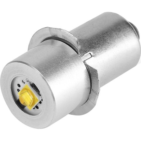 Ampoule LED de remplacement 3W pour lampe torche, Mmgoqqt, P13.5S, blanc chaud 412V, dimensions 23x9mm (1/5)