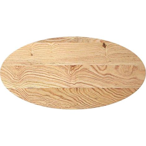 Dessus de table  Dessus de bureau  Plateau de table 100x50x4 cm bois de chêne massif ovale