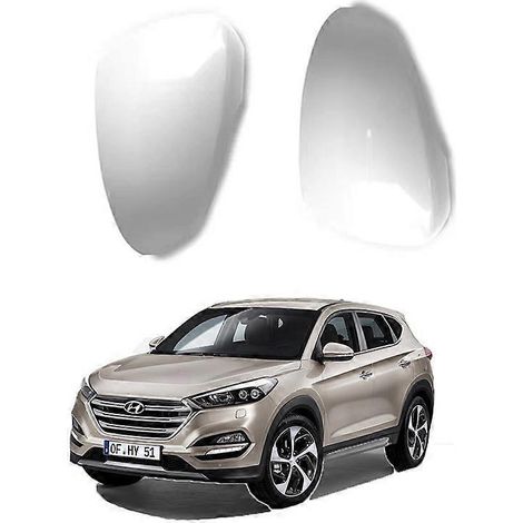 Rückspiegelabdeckung für Hyundai Tucson (Baujahre 2015–2019) – Weiß, rechte Seite