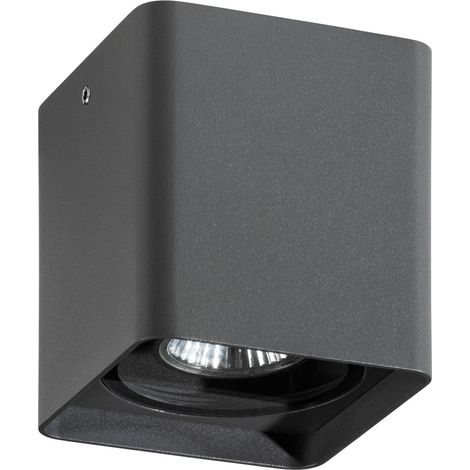 Luminaire extérieur LCD Graphit aluminium anthracite L 9,5 cm GU10 IP54 réf. 5055 (1/3)