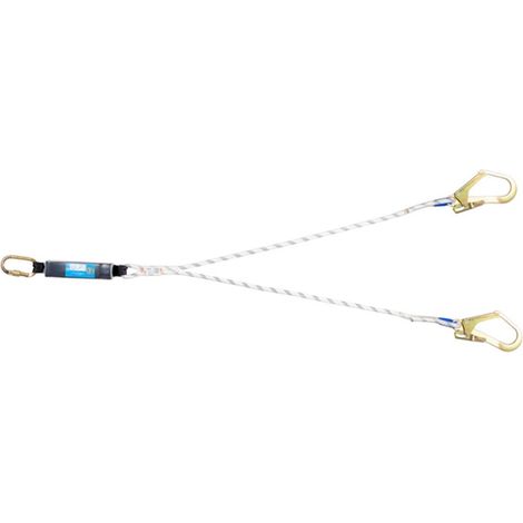 Longe antichute Y (double) LDAD 12 - 2 m - M10-M53-M53 - TRACTEL