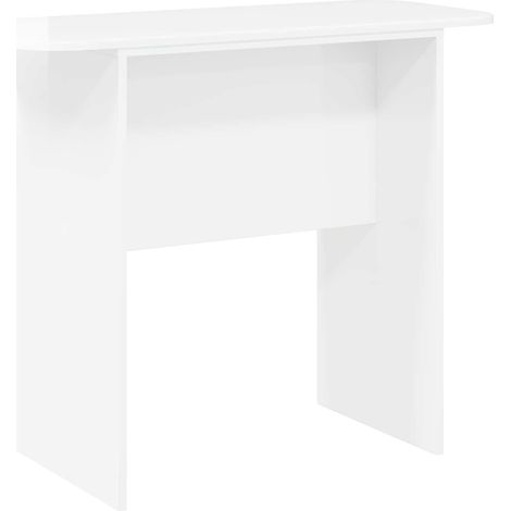 Maison Exclusive - Table console Blanc brillant 93 x 40 x 75 cm Bois d'ingénierie (1/5)