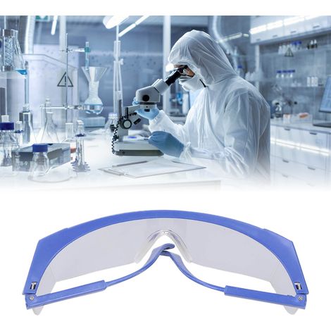 Lunettes de sécurité, équipement de protection de laboratoire, branches réglables, lunettes de protection résistantes aux chocs, vendues par paquets de 10. (1/5)