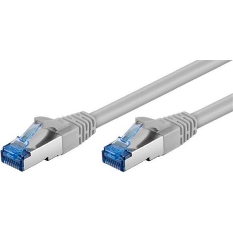 Cordon De Raccordement - Cat 6a - Sftp - 50 Cm - Gris (1/2)