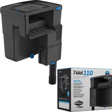 Sicce filtro appeso per acquari dolci e marini modello tidal 110 da 2000 litri/h