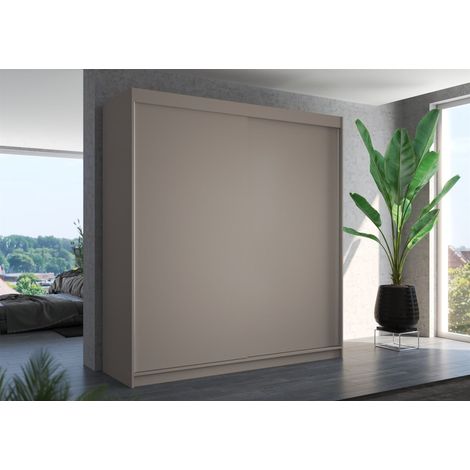 Schiebetürenschrank Schrank Nr.425 in Cashmere matt 200x215x58 cm (1/3)