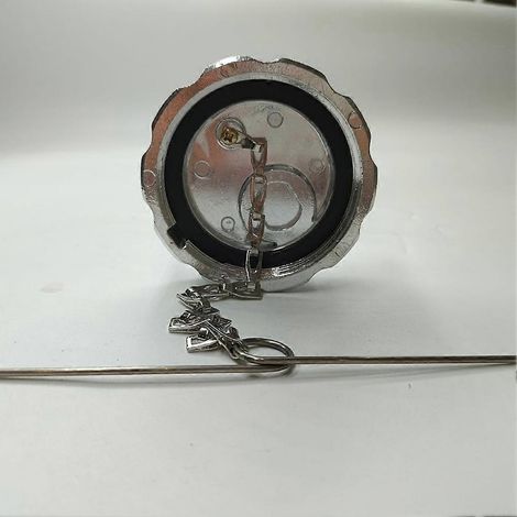 Bouchon de réservoir de carburant diesel en aluminium 20770657 avec chaîne de retenue de 20 cm (8 pouces) pour Volvo VN VNL (1/5)